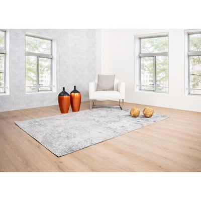 LAVIN ADARA T2255 | Tapete Decorativo para Casa Oficina | Varias Medidas | Rectangular | Crema Azul | Interior - T2255-60 x 90 - LAVIN - NOGAL BEAT -