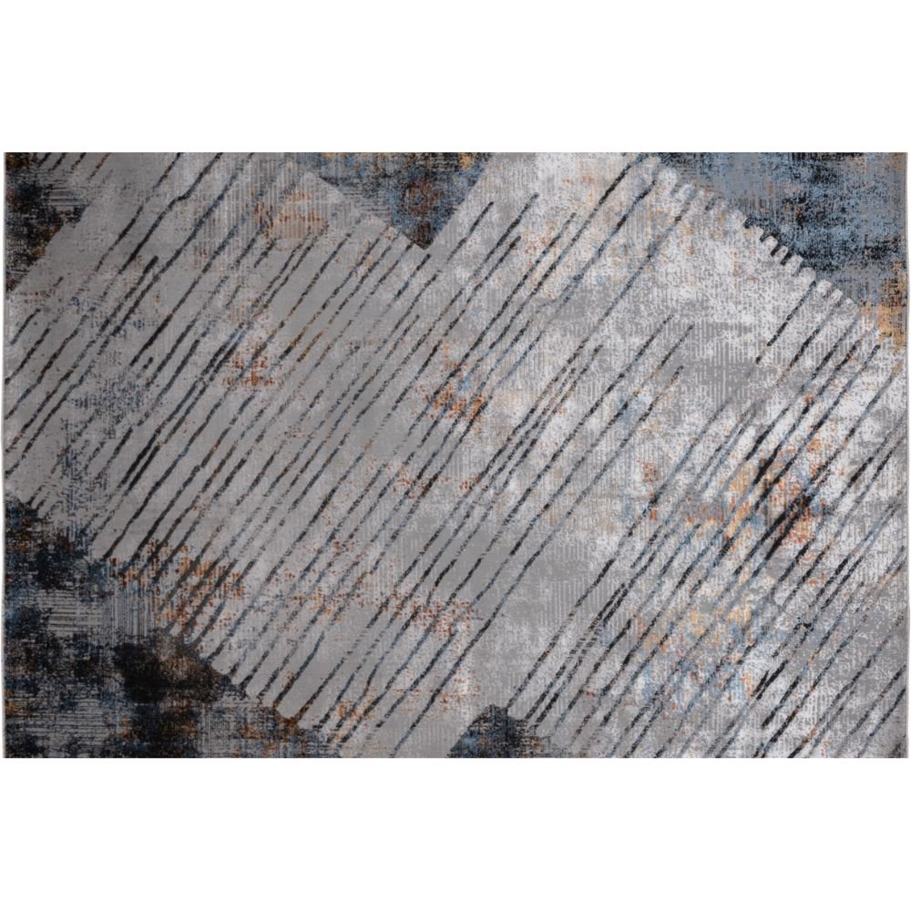 LAVIN ADARA T2256 | Tapete Decorativo Moderno para Diseño Interiores | Varias Medidas | Rectangular | Gris Crema Oro | Interior - T2256-60 x 90 - LAVIN - NOGAL BEAT -