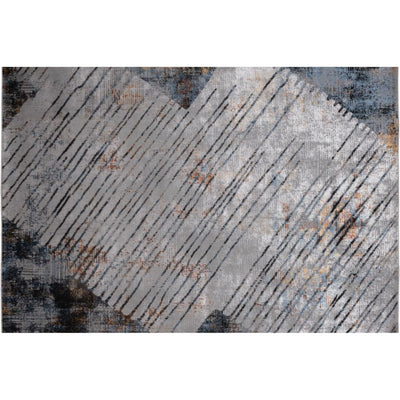LAVIN ADARA T2256 | Tapete Decorativo Moderno para Diseño Interiores | Varias Medidas | Rectangular | Gris Crema Oro | Interior - T2256-60 x 90 - LAVIN - NOGAL BEAT -