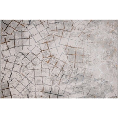 LAVIN ADARA T2259 | Tapete Decorativo para Proyectos Interioristas | Tono Oro + Gris + Azul | Varias Medidas | Interior - T2259-60 x 90 - LAVIN - NOGAL BEAT - Tapetes