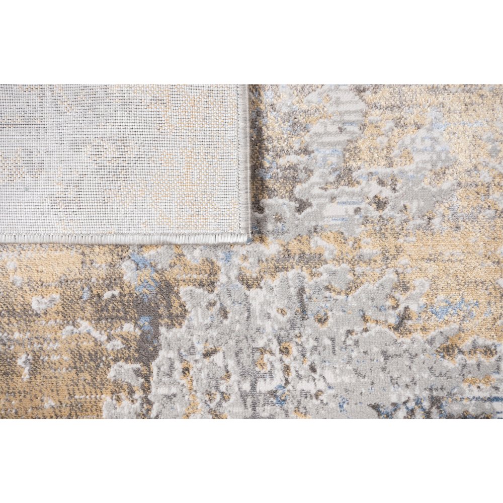 LAVIN ADARA T2260 | Tapete Decorativo para Habitación Hotel Moderno | Tonos Gris + Verde + Oro | Rasurado | Varias Medidas | Rectangular | Interior - T2260-60 x 90 - LAVIN - NOGAL BEAT -