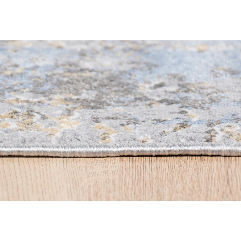 LAVIN ADARA T2260 | Tapete Decorativo para Habitación Hotel Moderno | Tonos Gris + Verde + Oro | Rasurado | Varias Medidas | Rectangular | Interior - T2260-60 x 90 - LAVIN - NOGAL BEAT -